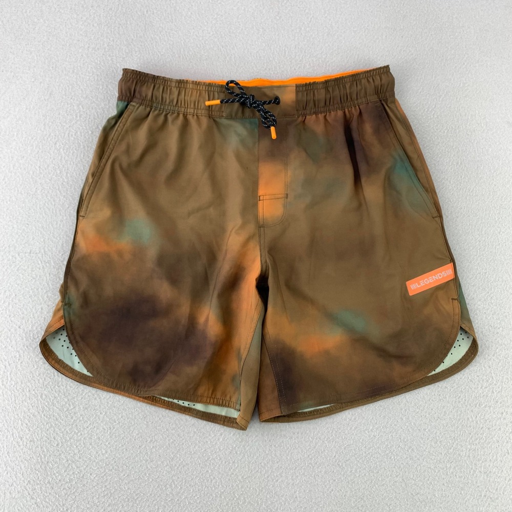 Legends Luka Gym Shorts 7" Mens M Tie Dye Performance Stretch Running